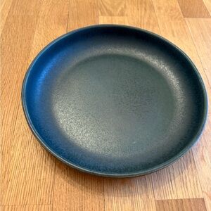 6 dark blue anthropology low bowls